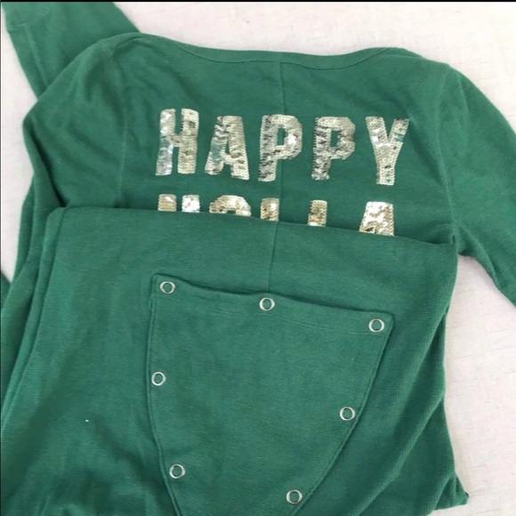 Victoria Secret pink onesie pajama - Picture 2 of 5